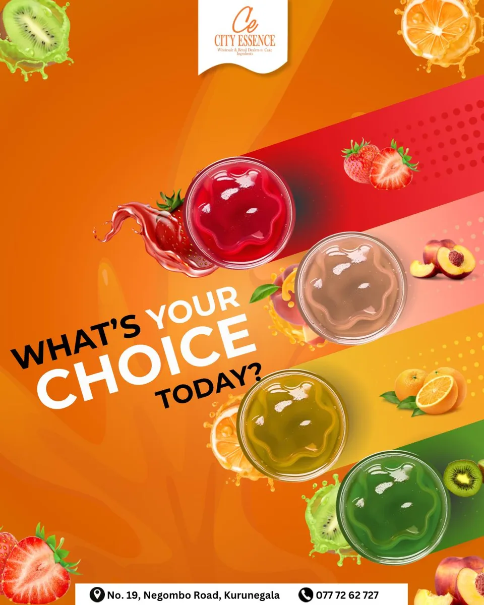 City Essence — Choose your flavour campaign artwork