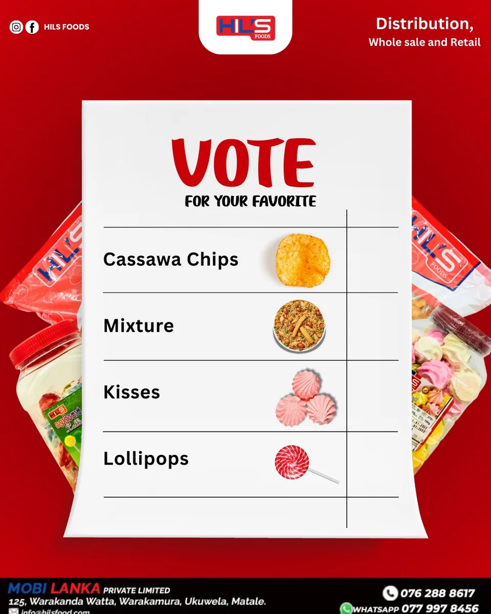 HILS Foods — Audience poll campaign artwork