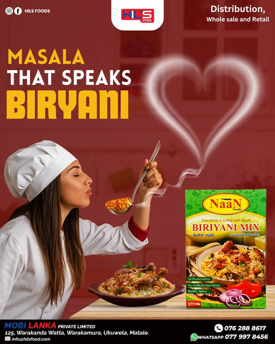 HILS Foods — Biryani chef campaign campaign artwork