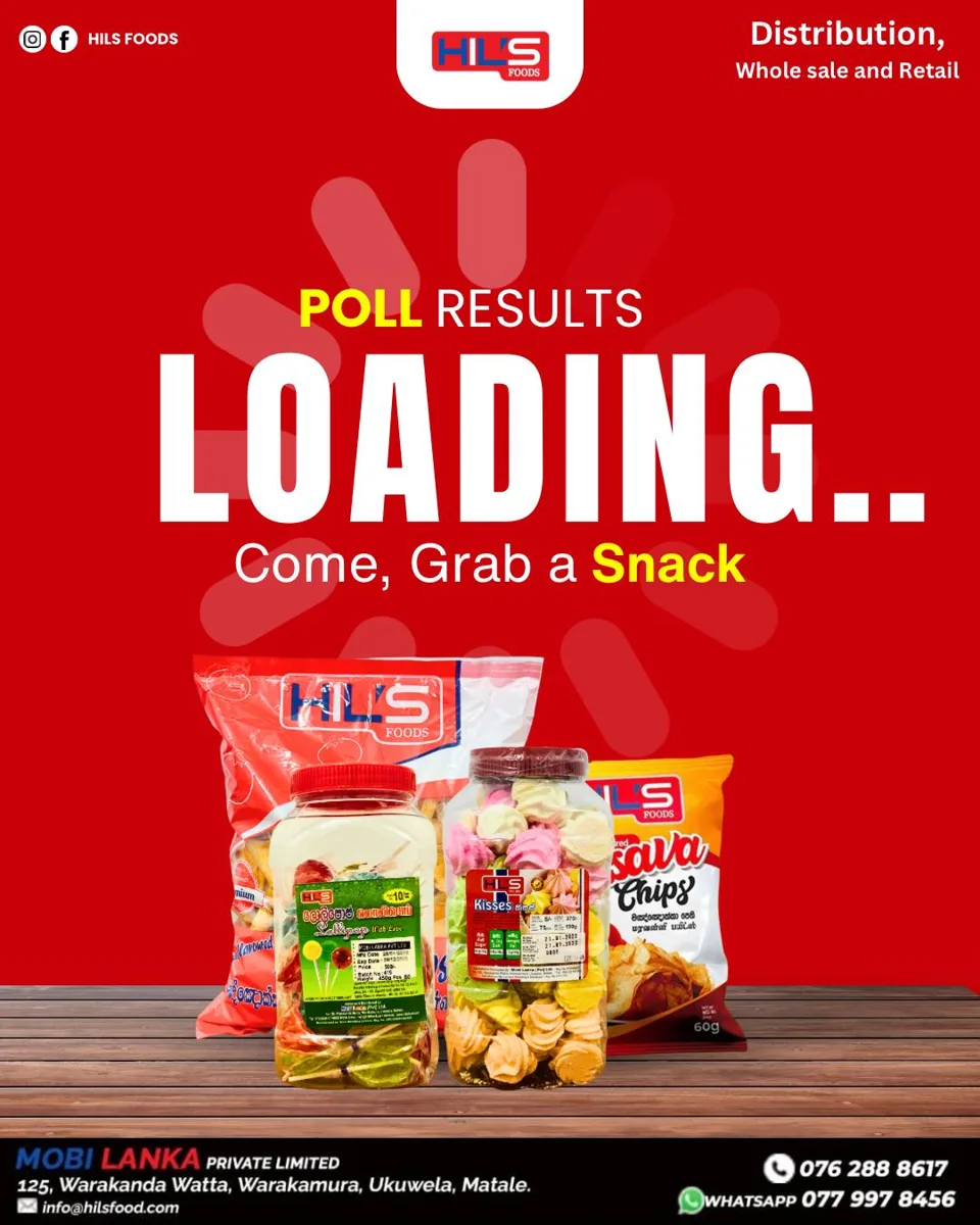 HILS Foods — Poll results teaser campaign artwork