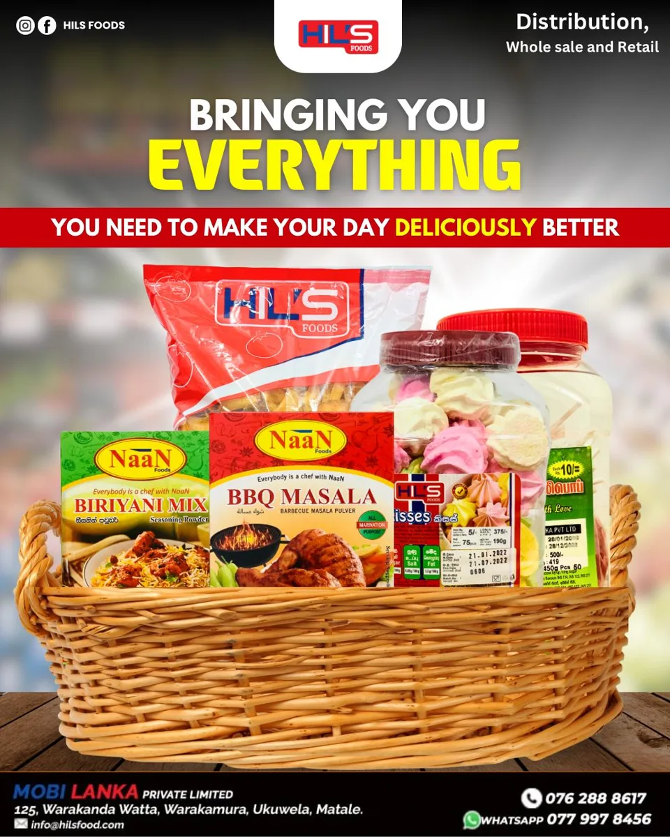 HILS Foods — Product hamper campaign artwork