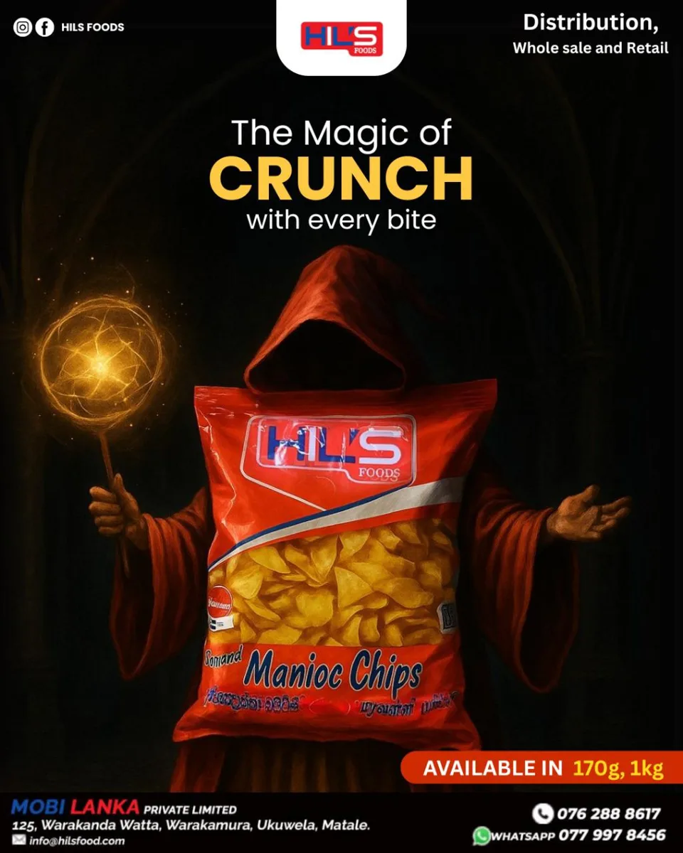 HILS Foods — The magic of crunch campaign artwork